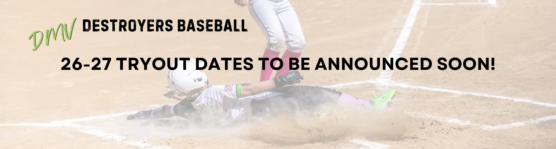 Tryout Dates Coming Soon
